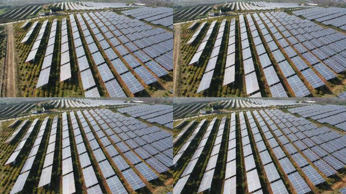悟2X5s航拍农业光伏太阳能发电站