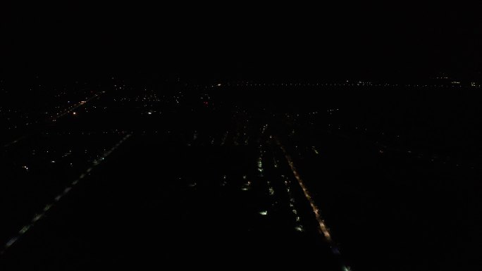 【4K原创】春节过年除夕夜的烟花4K航拍