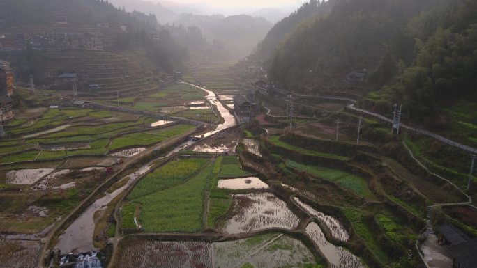 航拍贵州风景