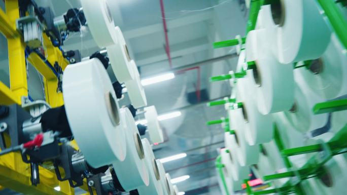4K_纺织厂客商参观合作自动化生产新材料