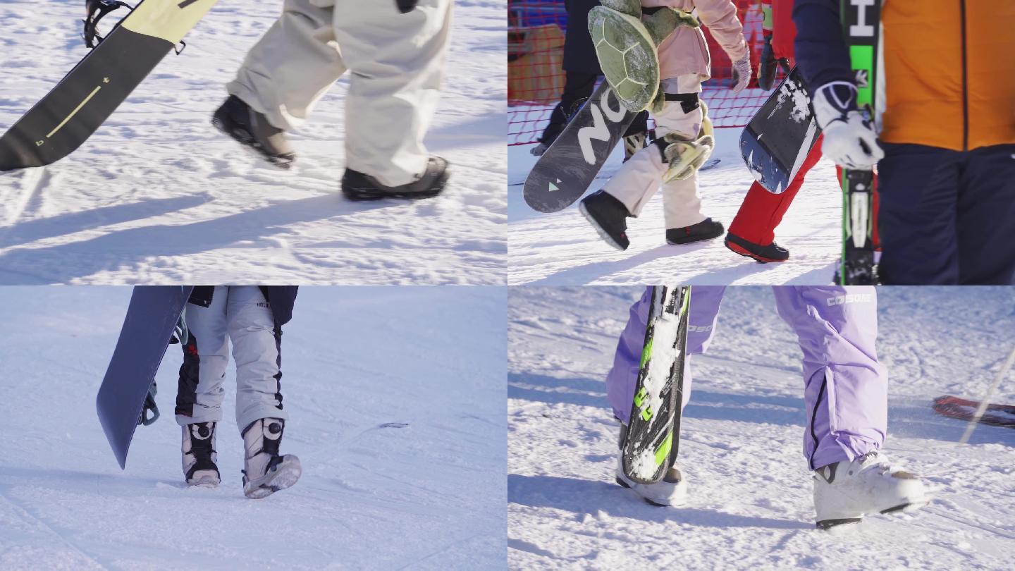 滑雪脚步升格