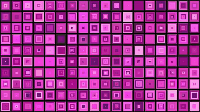 4K紫色大方块方格动画无缝循环