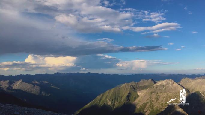 冰川雪山 达古冰川延时