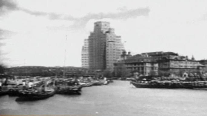 1919年前后上海外滩码头