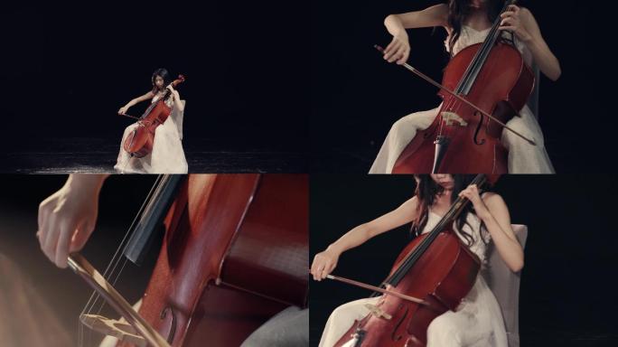 4K_大提琴演奏音乐表演