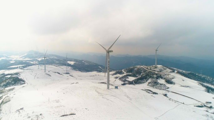 雪地风力发电清洁能源