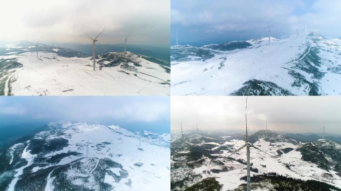 雪地风力发电清洁能源