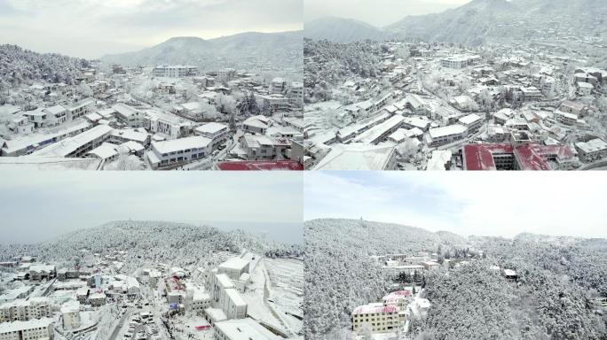 庐山牯岭镇雪景