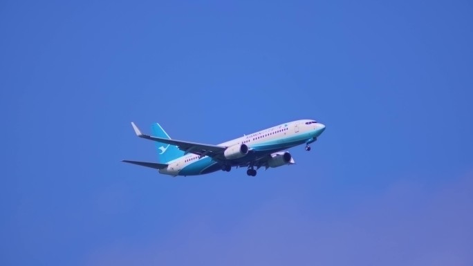 厦门航空4K飞机航班 飞机降落 飞机视频