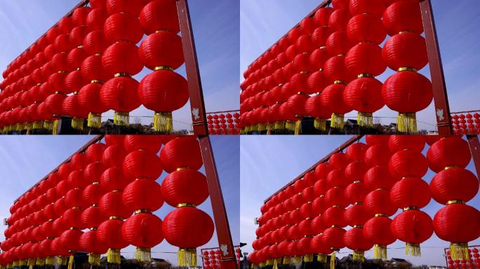 4k实拍开封清明上河园人文景观B