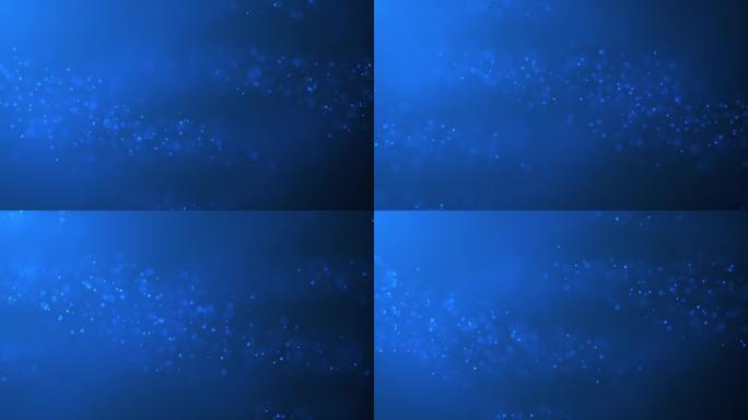 蓝色粒子背景