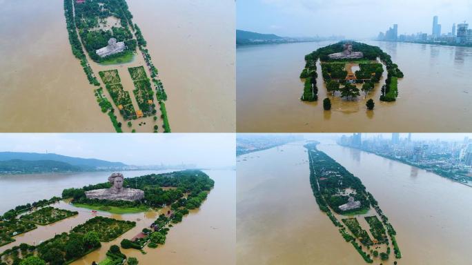 橘子洲 洪水  灾害天气 极端天气