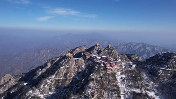 4K航拍河南洛阳老君山旅游宣传B