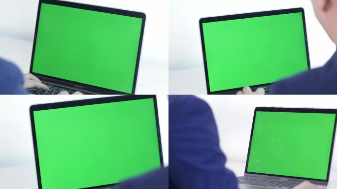 笔记本绿幕 笔记本绿屏 苹果笔记本 绿幕