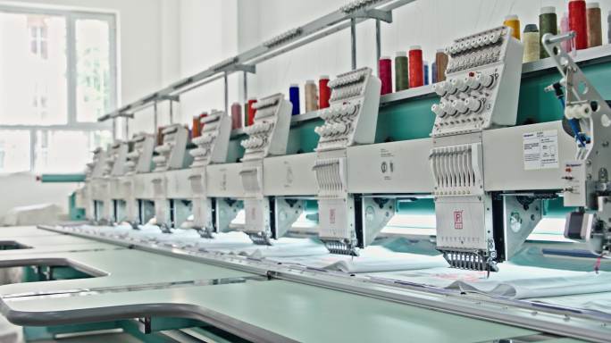 纺织厂织布厂工厂生产