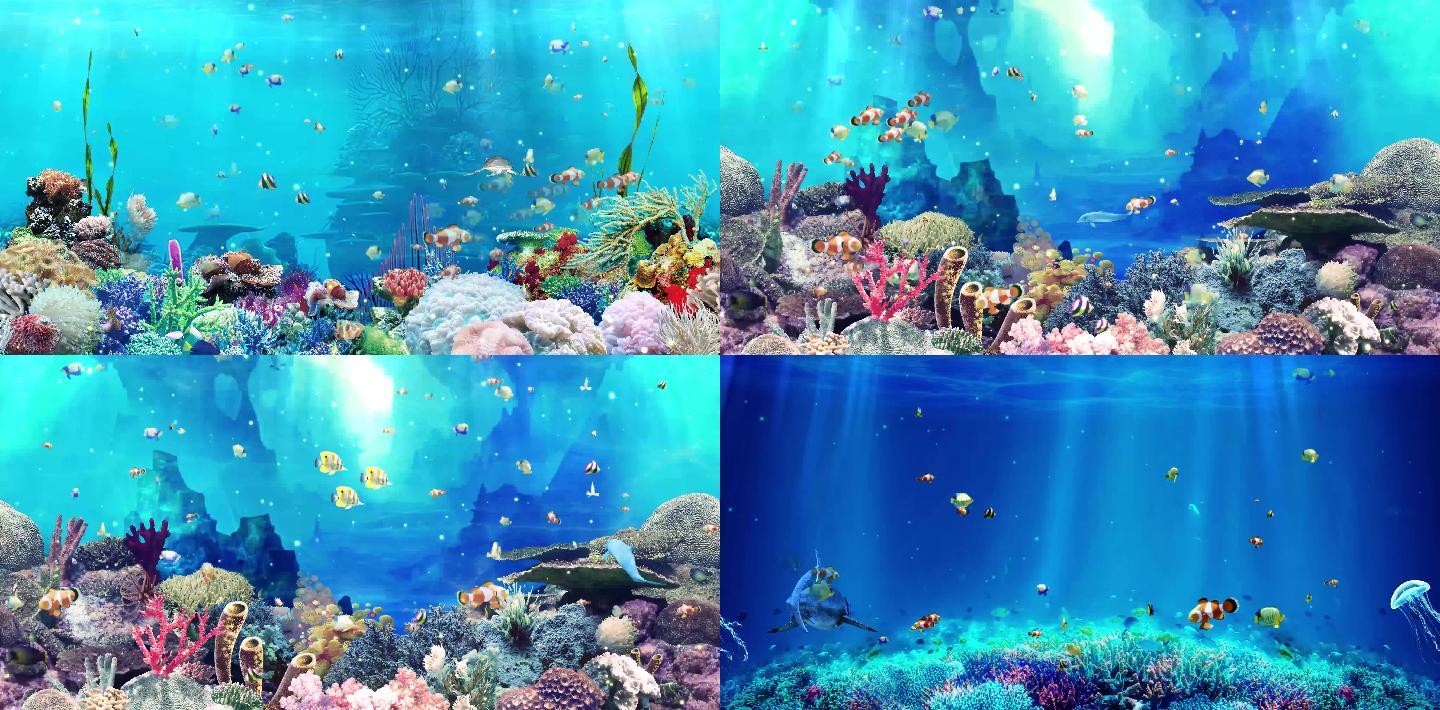 海底世界水族馆球形屏幕海洋世界