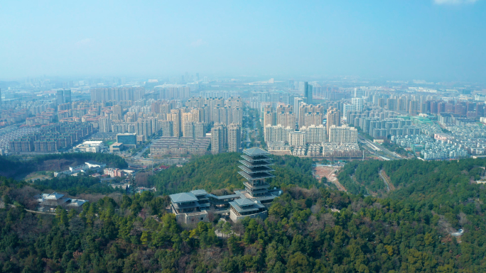 杭州临平山北航拍