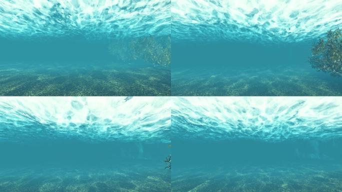 海底穿梭动画动态素材