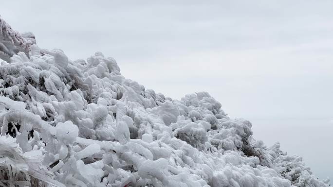 广西南宁大明山云龙佛光雾凇冰雪奇缘