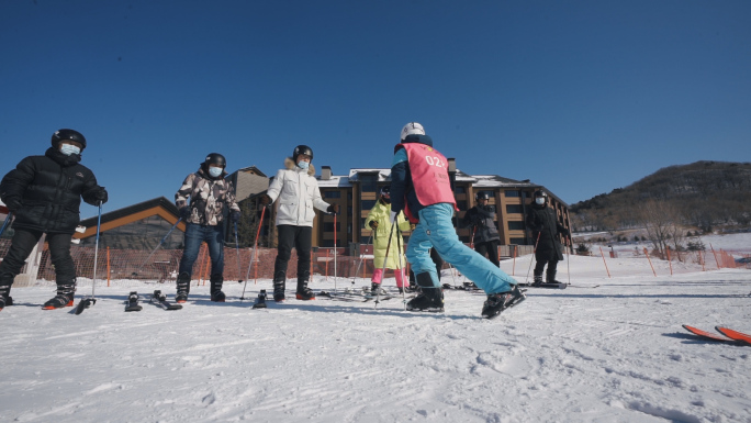 学习滑雪滑雪教学