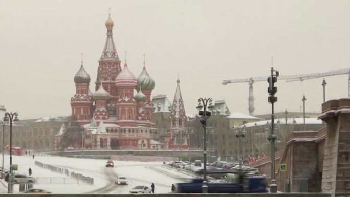 雪后莫斯科