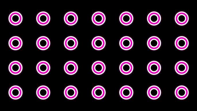 4K粉紫色图形动感视频-循环
