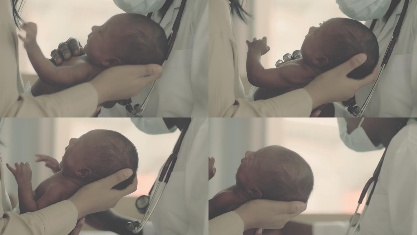新生儿检查新生命婴儿宝宝婴幼儿