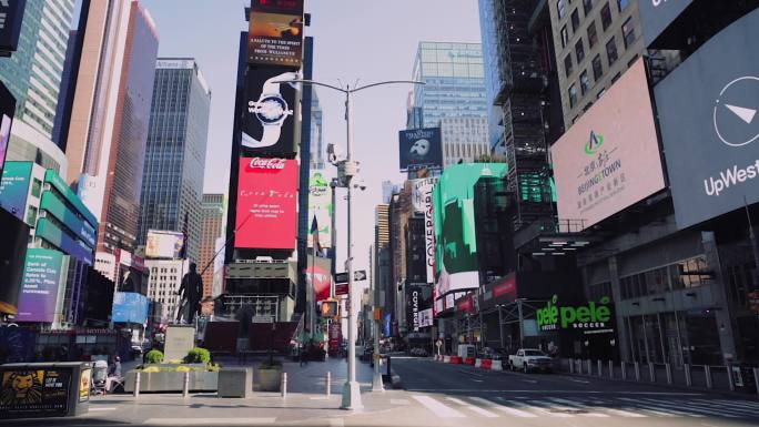 时代广场和纽约市中心的街道