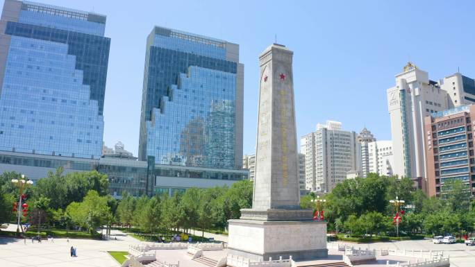 乌鲁木齐人民广场解放军进军新疆纪念碑