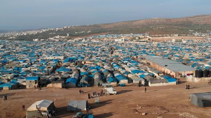 难民营棚户区临时住所聚集聚居