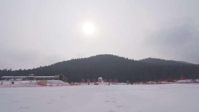 滑雪场 瞿昙国际滑雪场 滑雪 冬天