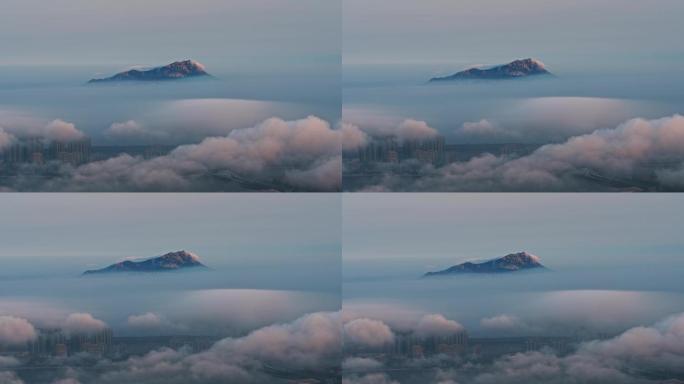 灵山岛平流雾4K