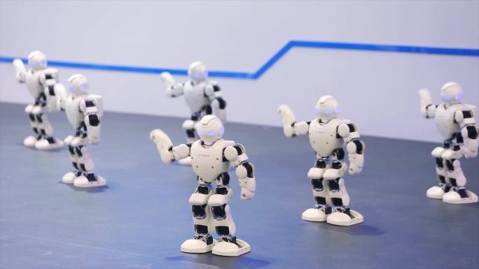 AI智能机器人跳舞表演