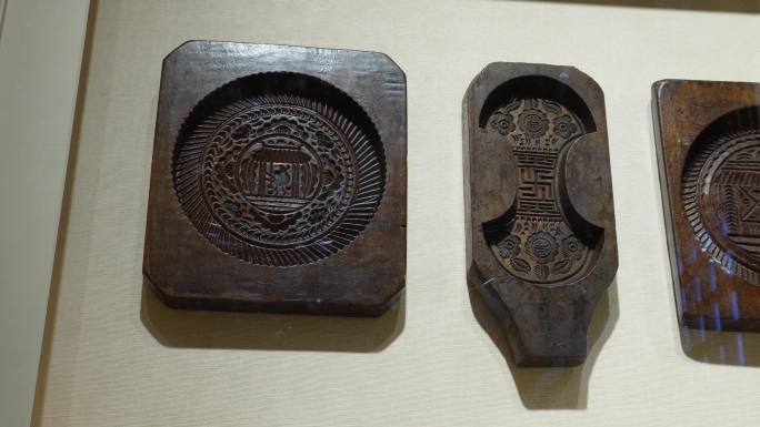 月饼模具糕点木质模子朝鲜族展览馆 (4
