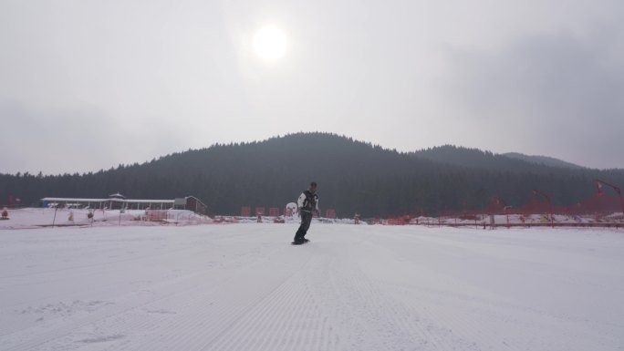 滑雪场 瞿昙国际滑雪场 滑雪 冬天