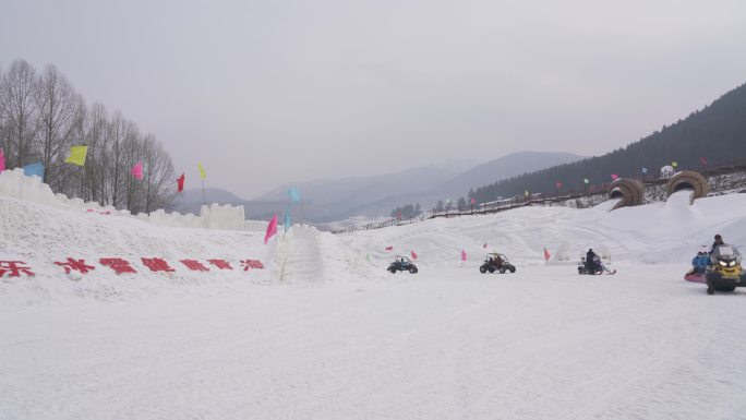 滑雪场 瞿昙国际滑雪场 滑雪