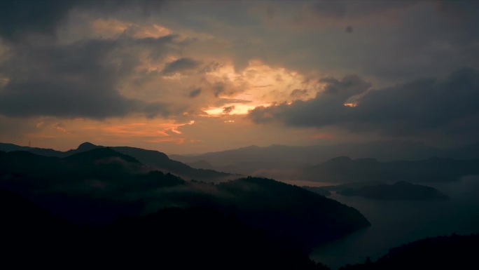 中国风 水墨山水