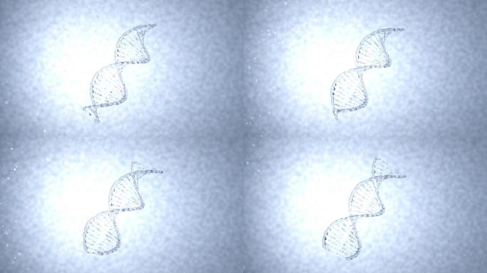 生物细胞遗传物质双螺旋结构DNA动态素材