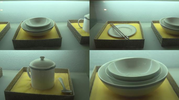 老物件 茶缸 碗筷 盘子