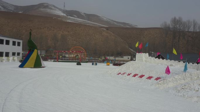 滑雪场 瞿昙国际滑雪场 滑雪