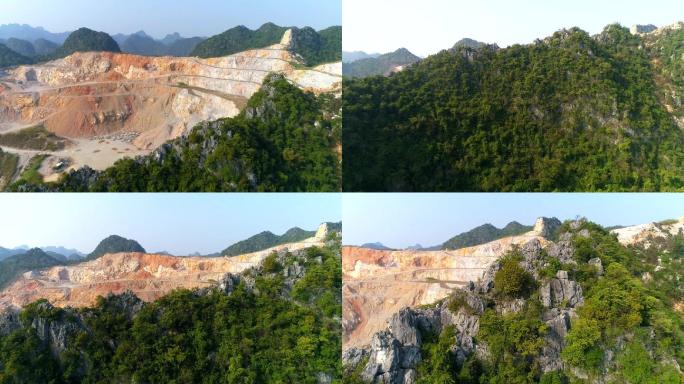 广西大山采石场 矿产 生态环境 绿水青山