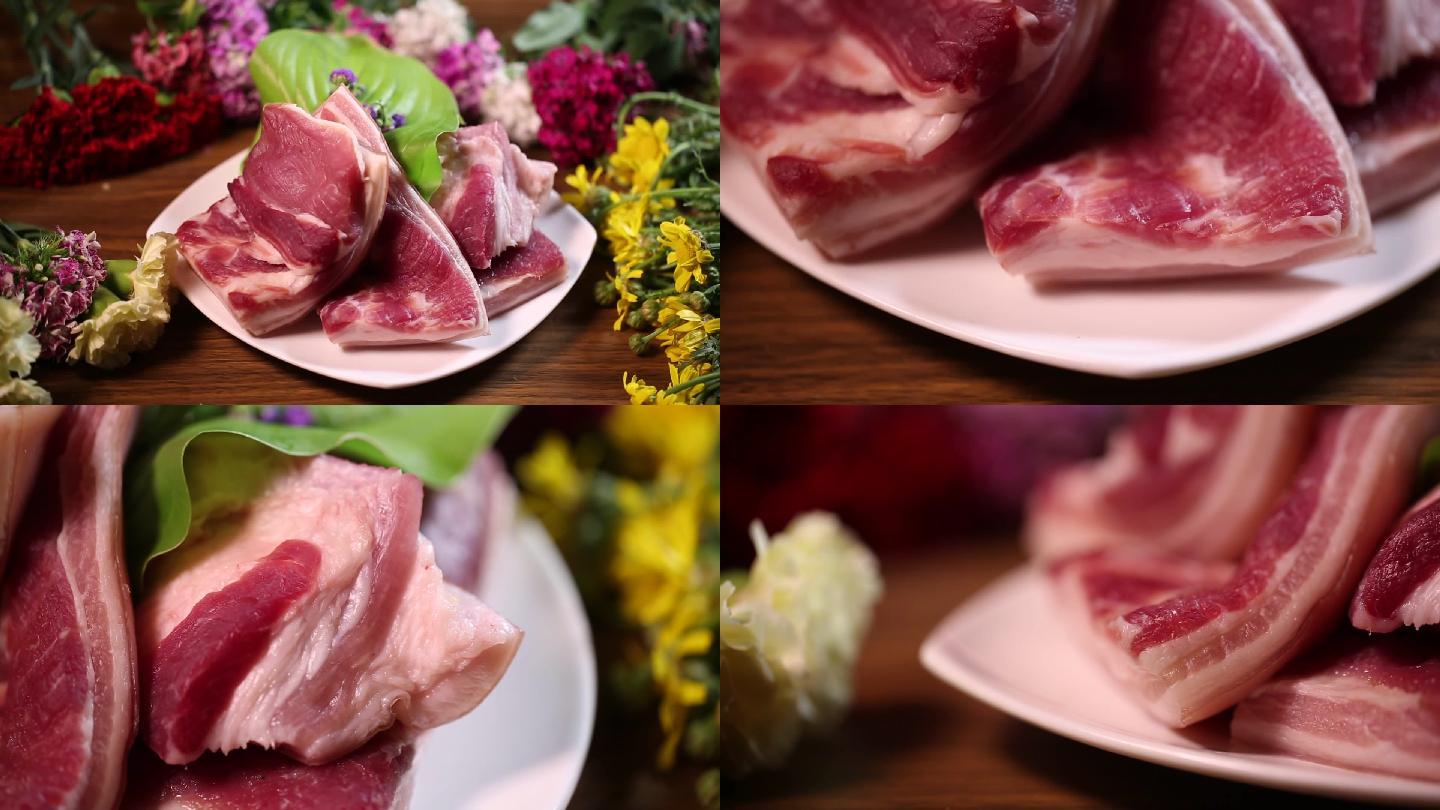 【镜头合集】五花肉猪肉红肉