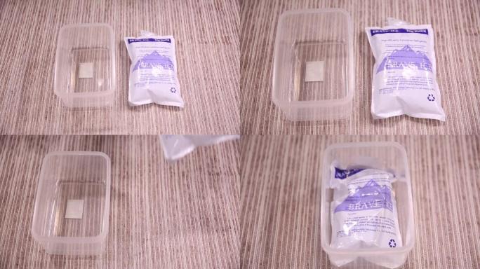 【镜头合集】冰袋一次性餐盒
