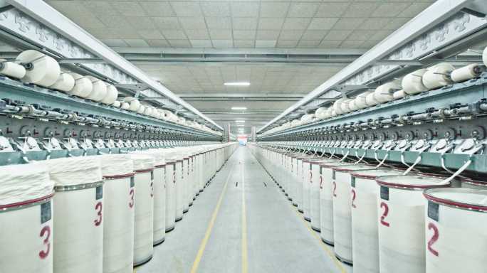 纺织厂织布厂工厂生产