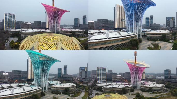 【航拍】武汉未来科技城08-新能源研究院