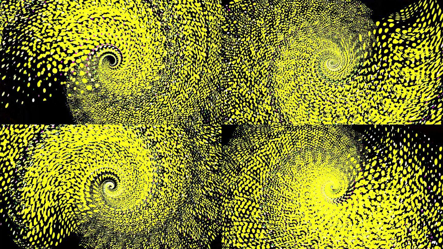 抽象艺术螺旋粒子