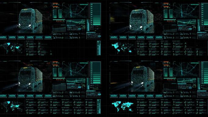 卡车数据科技大数据UI界面平台后台商务全