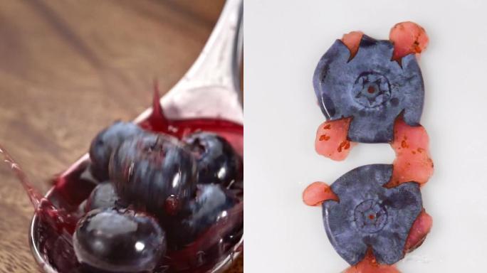 蓝莓美食水果高速竖屏