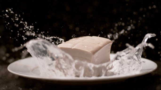 美食 食品 宣传 豆腐 4K 高速素材