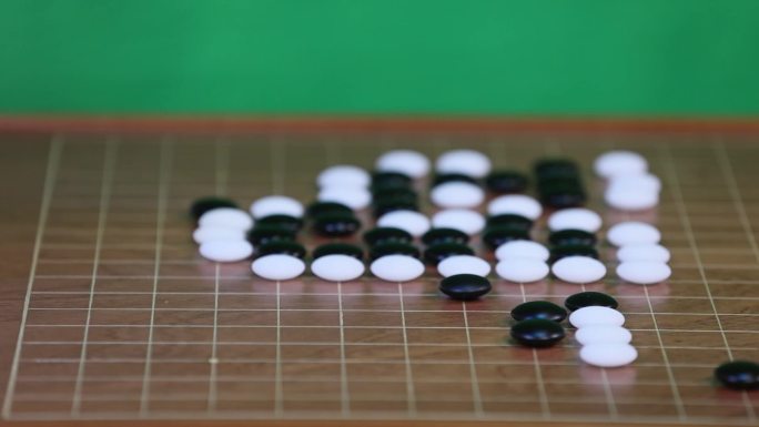 围棋棋盘落子素材